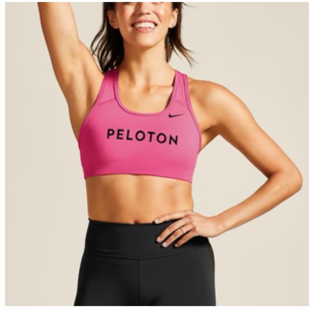 Peloton Nike Pink Racerback Sports Bra